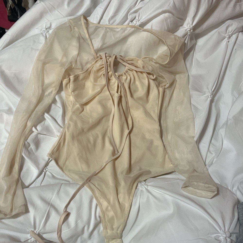 Elegant Cream Bodysuit